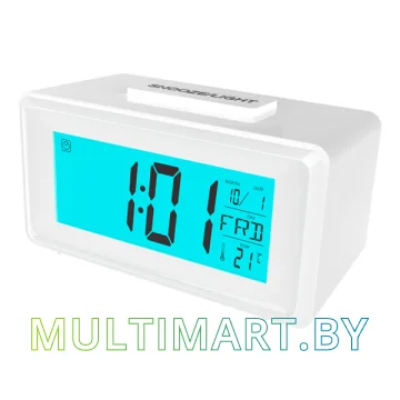 Настольные часы Ritmix CAT-101 (белый)